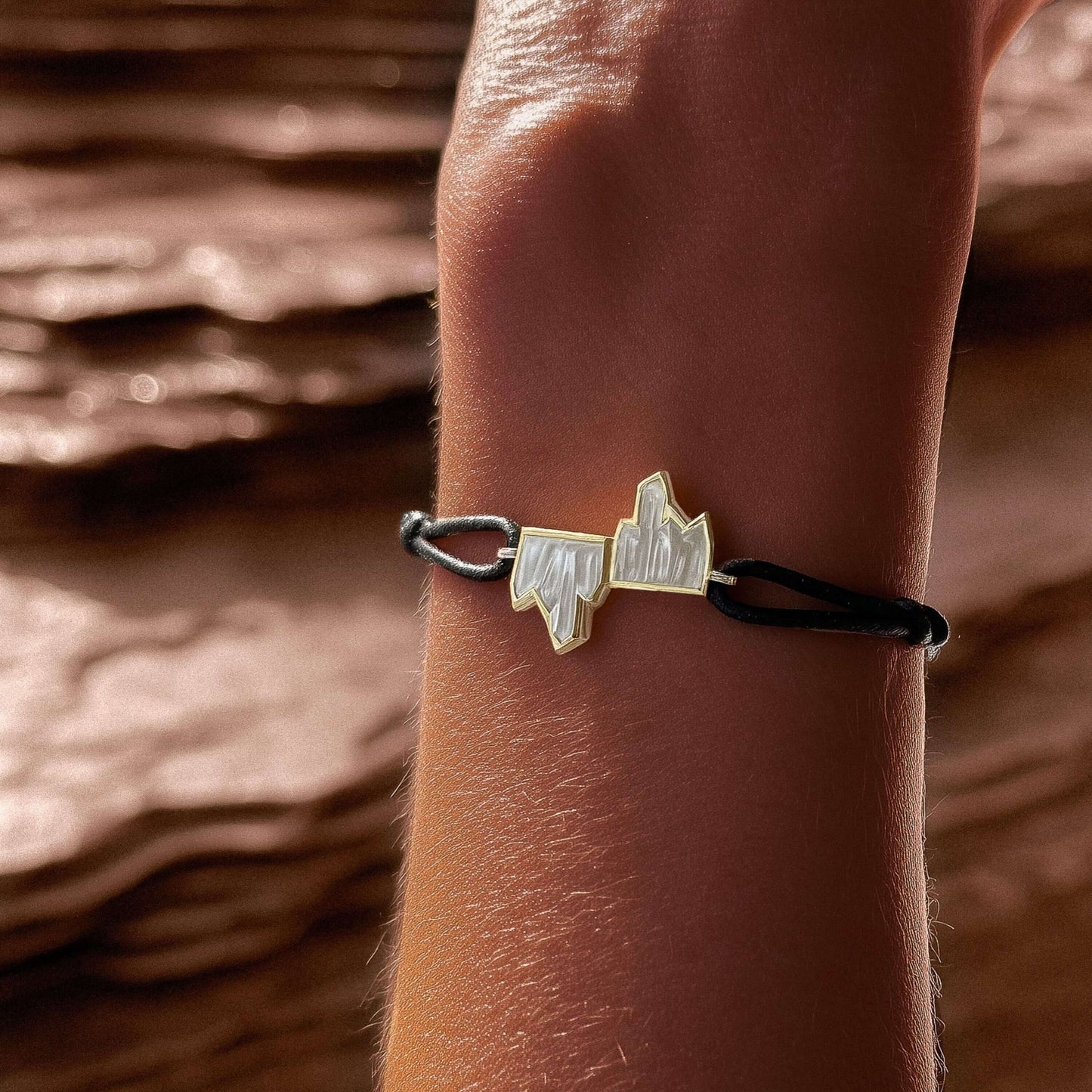 Terramineral cord Bracelet