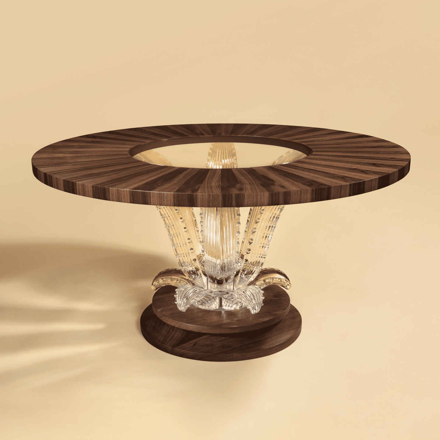 Cactus grand coffee table walnut