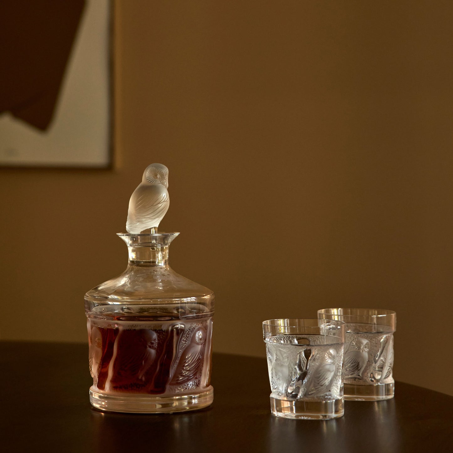 Owl Whisky tumbler