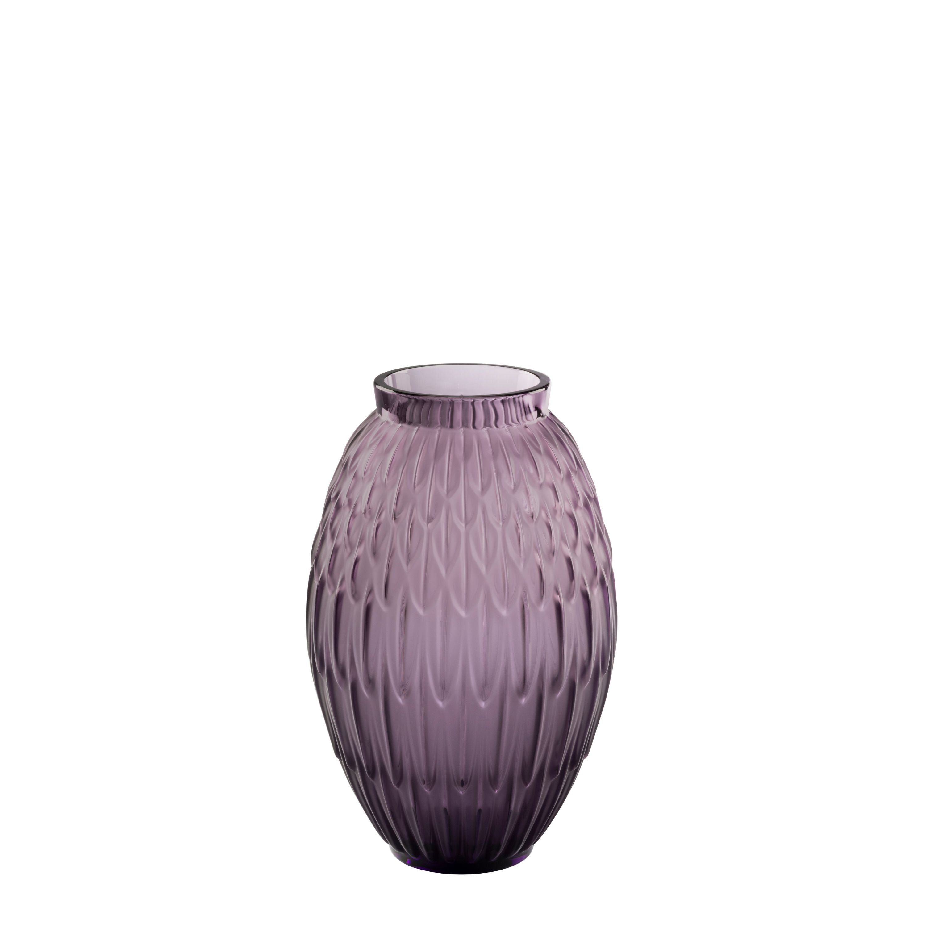 Plumes Vase – Lalique Singapore