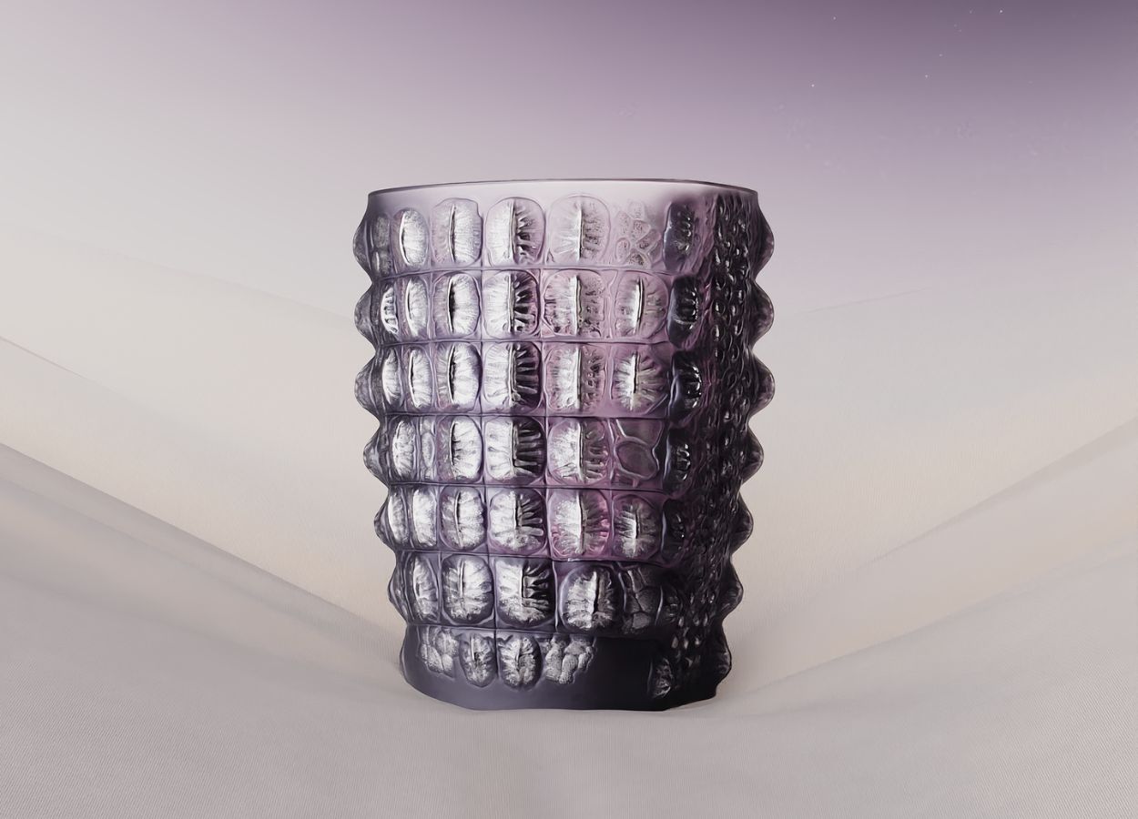 Croco Vase – Lalique Singapore